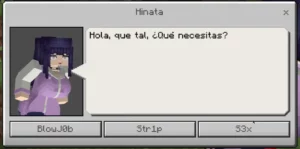 hinata addon Jenny Mod MCPE128 4
